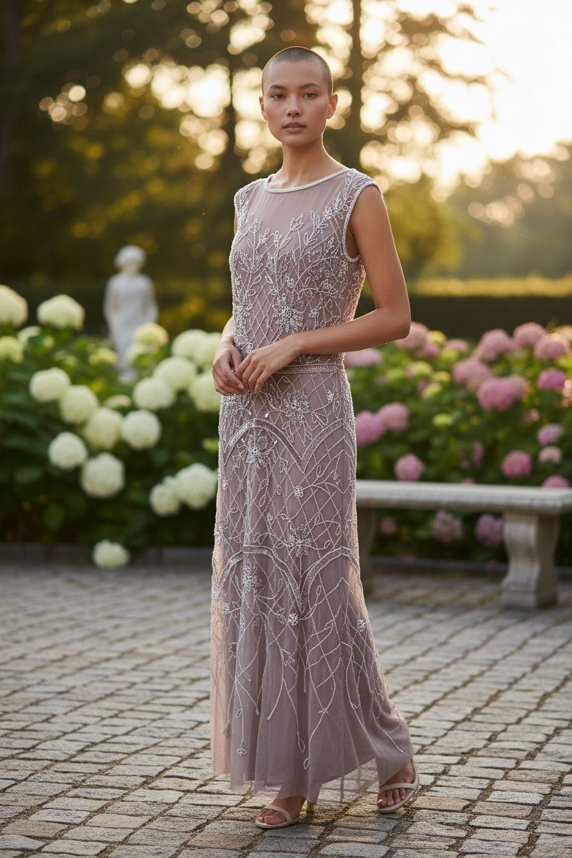 Vestido Rosa Pastel Talla 14