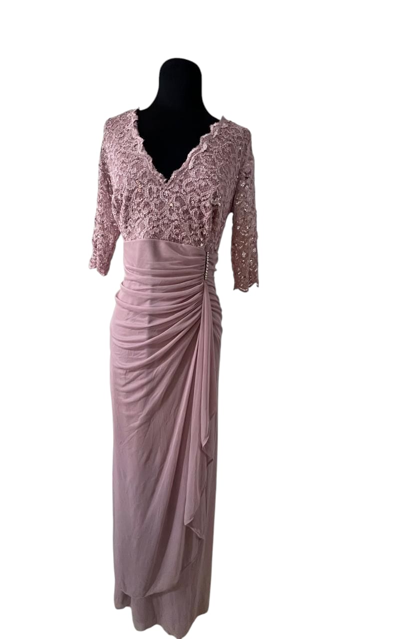 Vestido Rosa Claro Talla 16