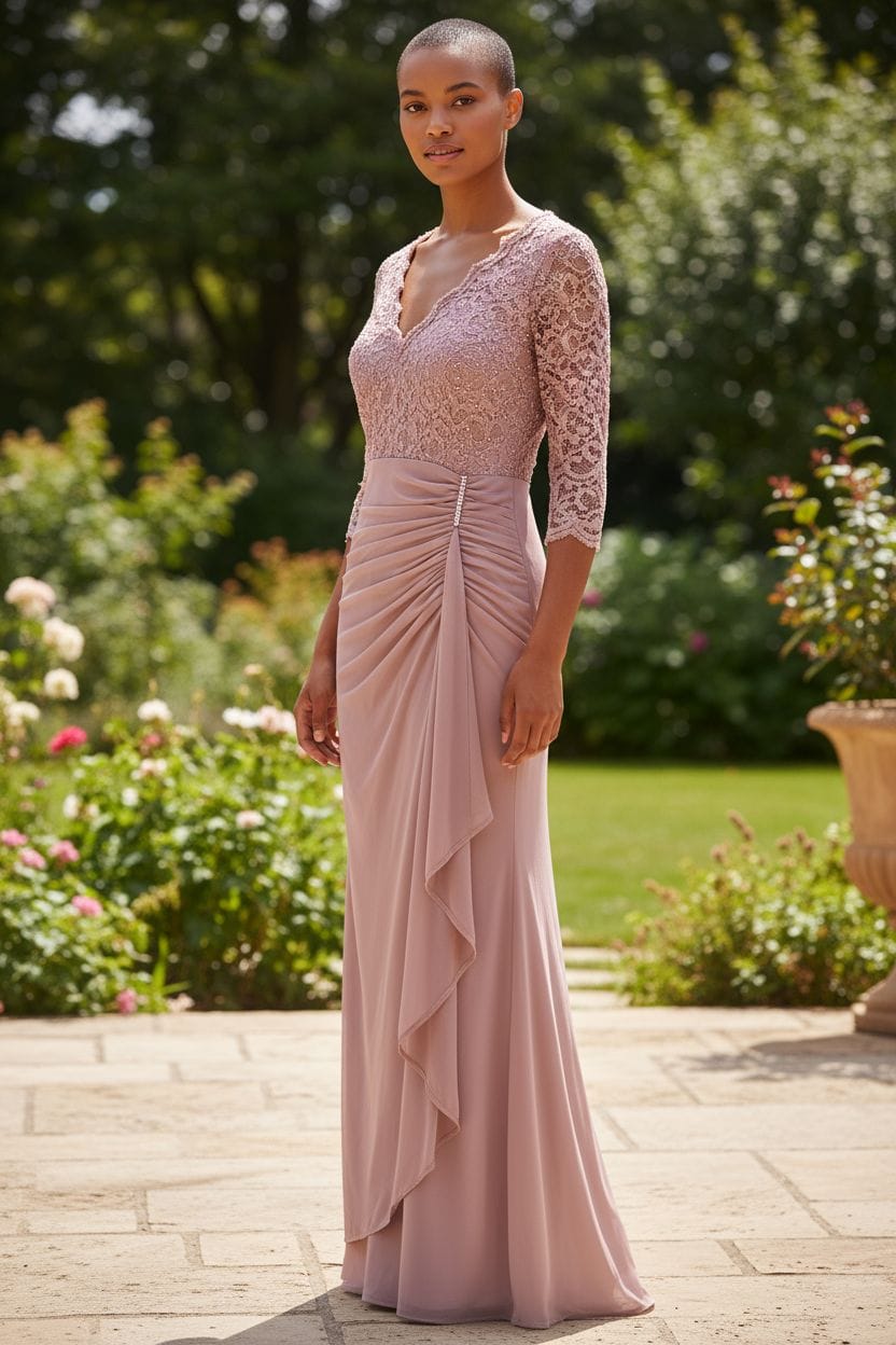 Vestido Rosa Claro Talla 16